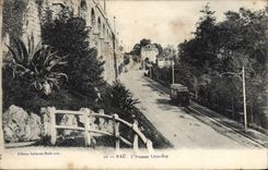 CPA Pau L'Avenue Leon Say Tramway