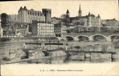 CPA Pau Panorama et Pont de Jurancon 