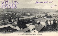 CPA Pau Vue sur le Gave et Jurancon 