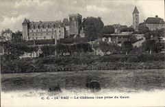 CPA Pau La Chateau vue prise du Gave 