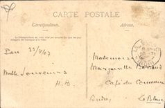 CPA Pau Le Chateau de Henri IV vu de la Basse Plante