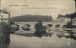 CPA Pau Le Pont de Jurancon et le Parc Henri IV 