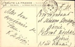 CPA Pau Le Chateau Henri IV 