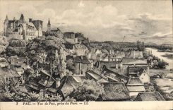 CPA Pau Vue de Pau prise du Parc 