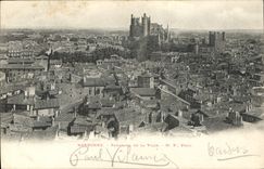 CPA Narbonne Panorama de la Ville 