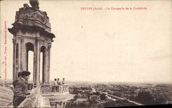 CPA Troyes Aube Le Campanile de la Cathedrale 