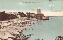 CPA Fouras les Bains La Plage 