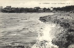 CPA Fouras La Coue Les Rochers 