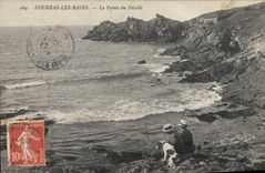 CPA Fourras Les Bains La Pointe du Decolle Chien