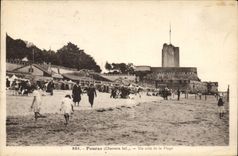 CPA Fouras Charente Inf Un coin de la Plage 
