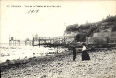 CPA Fouras Vue de la Falaise et des Pontons 