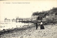CPA Fouras Vue de la Falaise et de Pontons 
