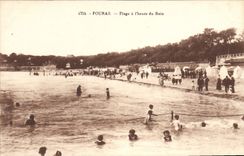 CPA Fouras Plage a l'heure du Bain 