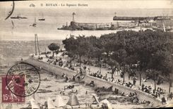 CPA Royan Le Square Botton 