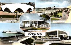 CPM Royan Le marche couvert Le Cote d'Argent Bateau Palais des Congres