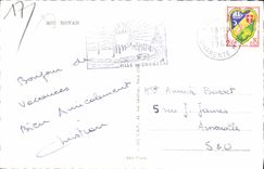 CPM Royan Le marche couvert Le Cote d'Argent Bateau Palais des Congres