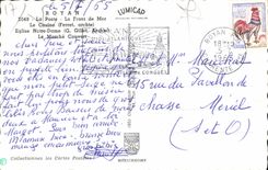 CPM Royan La Poste Le Front de Mer 