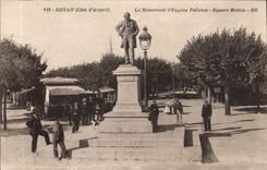 CPA Royan Cote d'Argent Le monument d'Eugene Pelletan Square Botton