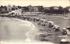 CPA Royan Pontaillac Cote d'Argent Vue d'ensemble de la Plage 