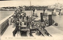 CPA Royan L'Arrive du Bateau de Bordeaux 