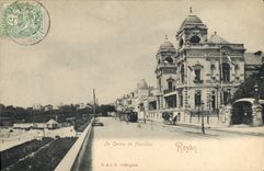 CPA Royan Le Casino de Foncillon Train 