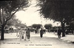 CPA Royan Rond Point du Squre Botton 