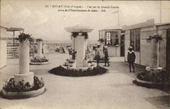 CPA Royan Cote d'Argent Vue sur la Grande Conche prise de l'Etablissement de Bains 
