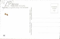 CPM Bretagne Trebeurden Trez Meur la grande plage vue du Castel