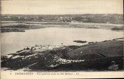 CPA Trebeurden Vue generale prise de l'Ile Milliau 