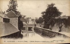 CPA Guingamp Vue sur le Trieux Ancient Remparts et Moulin de la Liberte Lavoir