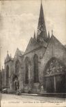 CPA Guingamp Notre Dame de Bon Secours Facade principale 