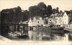 CPA Dinan La Rance et le Bateau de Saint Malo 