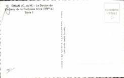 CPM Dinan Le Donjon du Chateau de la Duchesse Anne
