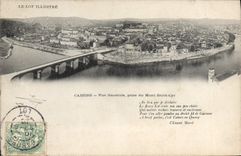 CPA Cahors Vue Generale prise du Mont Saint Cyr 