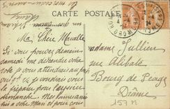 CPA Nancy La Statue de Thiers par Guilbert 