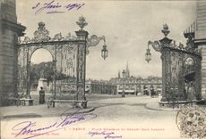 CPA Nancy Place Stanislas et Grille Jean Lamour 