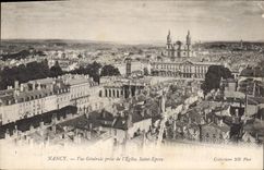 CPA Nancy Vue Generale prise de l'Eglise Saint Epevre 