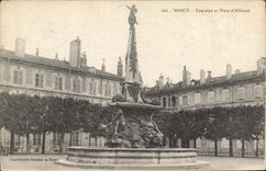 CPA Nancy Fontaine et Place d'Alliance 