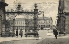 CPA Nancy Place Stanislas Grilles en fer forge par Jean Lamour 