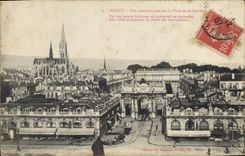 CPA Nancy Vue panoramique sur la Place de la Carriere 