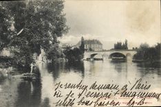 CPA Nancy La Meurthe au Pont d'Essey