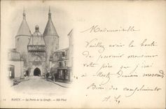 CPA Nancy La Porte de la Giraffe Carte 1898