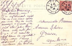 CPA Nancy Arc de Triomphe Rue Here 