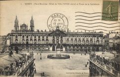 CPA Nancy Place Stanislas Hotel de Ville 