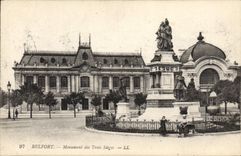 CPA Belfort Monument des Trois Sieges 
