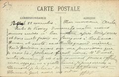 CPA Belfort L'Eglise Saint Christophe et le Chateau