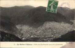 CPA Le Ballon d'Alsace Vallee des Charbonniers prise de la Jumenterie 