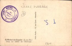 CPA St Michel de Frigolet Dans les allees de l'Abbaye 
