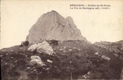 CPA Gemenos Vallee de St Pons Le pic de Bartagne