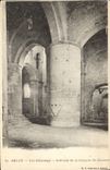 CPA Arles Les Aliscamps Interieur de la Chapelle St Honorat 